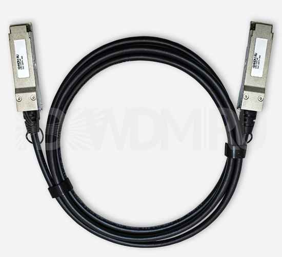D-Link совместимый кабель Direct Attached (DAC), QSFP+, 30AWG, 40 Гб/с, 2 м